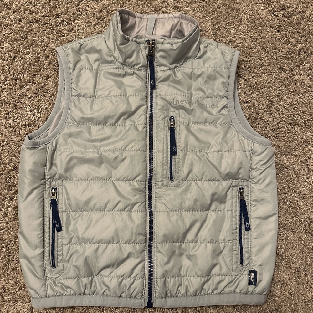 Vineyard Vines Light Gray Kids Vest